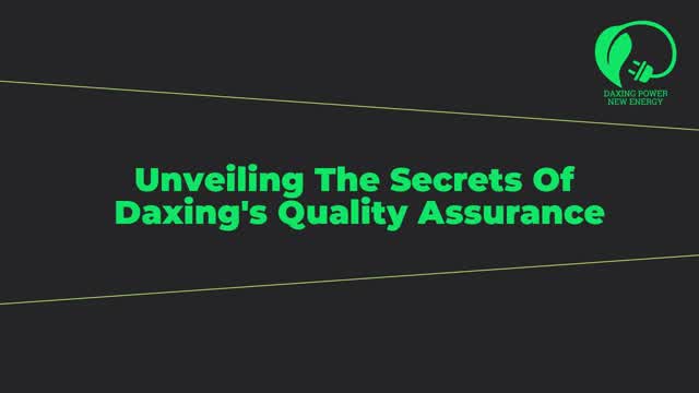 Unlocking Daxings Quality Assurance Secrets: The Key to Unmatched Quality!