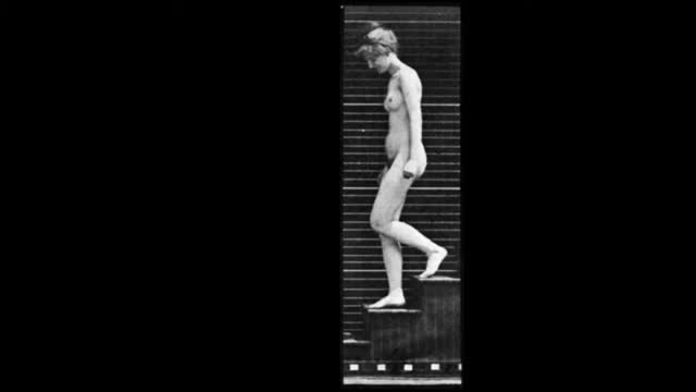 Woman Walking Downstairs