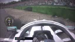 Bradley Kenny Seafield Lennault Schofield crashes his Mercedes AMG F1 W10 EQ Power+