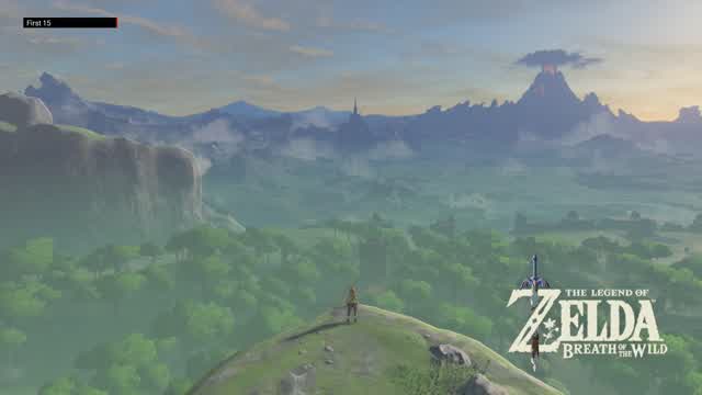 The First 15 Minutes of The Legend of Zelda: Breath of the Wild (Wii U)