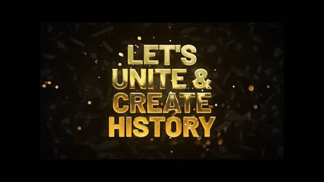 Let's unite & create history ✊