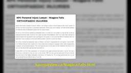 Slip & Fall Lawyer Niagara Falls ON - KPC Personal Injury Lawyer (800) 234-6145