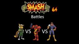 Super Smash Bros 64 Battles #124: Fox vs Samus vs Captain Falcon