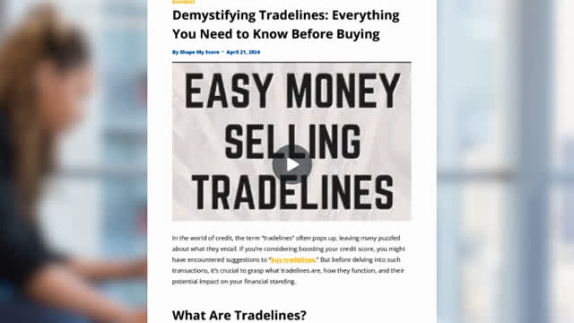 Everything You Need to Know About Tradelines.