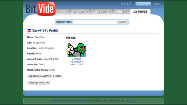 Zack9191 is on bitvide