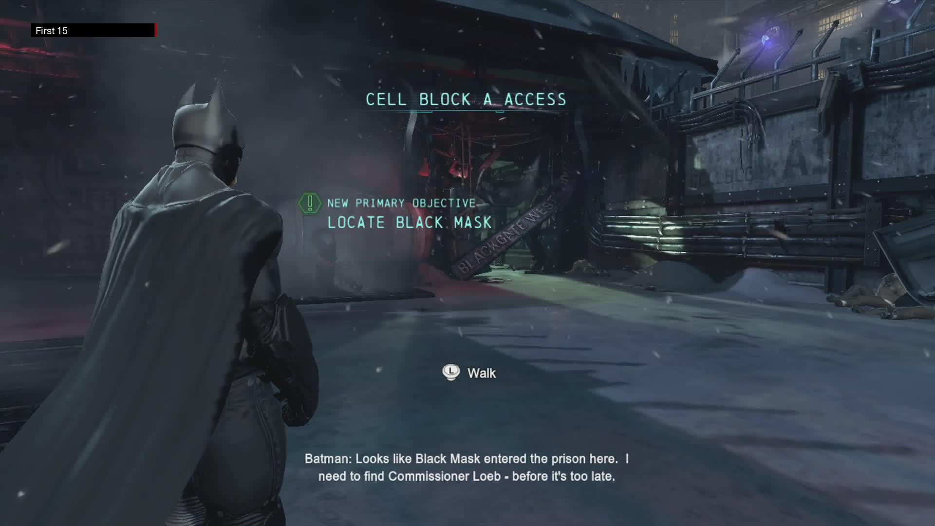 The First 15 Minutes of Batman: Arkham Origins (Wii U) The First 15 Minutes of Batman: Arkham Origins (Wii U)