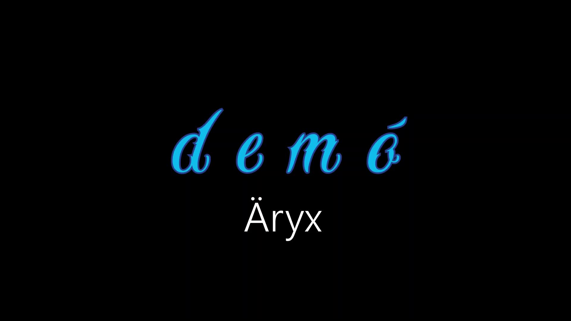 Demó ¦ Äryx (officiäl audió) Demó ¦ Äryx (officiäl audió)