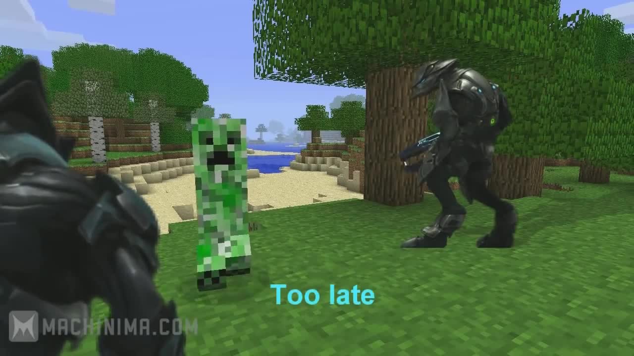 HaloCraft (Minecraft & Halo Machinima Mashup)