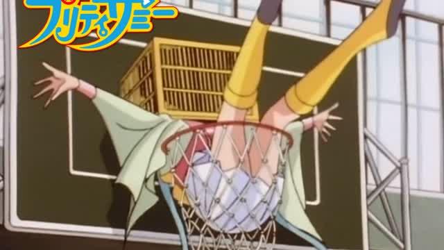 Mahou Shoujo Pretty Sammy Funny Moments - Sasami Gets Slam Dunked like a Basketball