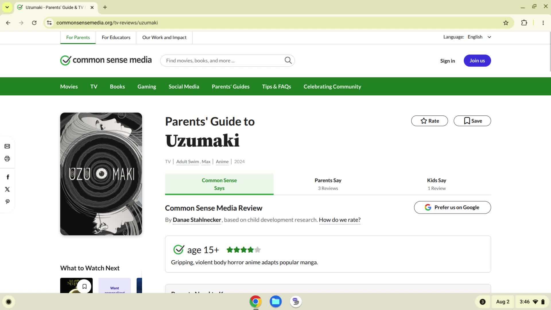 Uzumaki TV Review