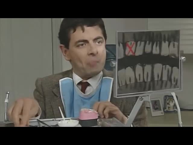 Mr. Bean va dal dentista.