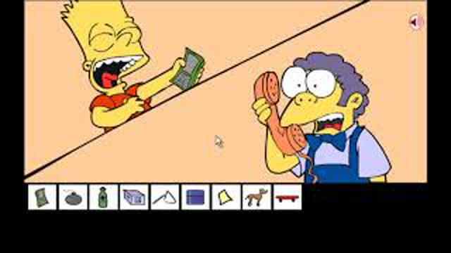 bart simpson saw game loquendo