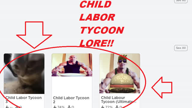 roblox child labor tycoon lore