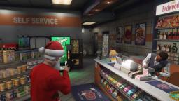 GTA Online Santa Claus Steals from Stores
