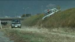Car Chase in Queen Bees Challenge (Mesubachi no Chosen) - 1972
