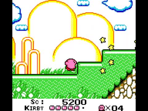 Kirby's Dream Land DX - Green Greens