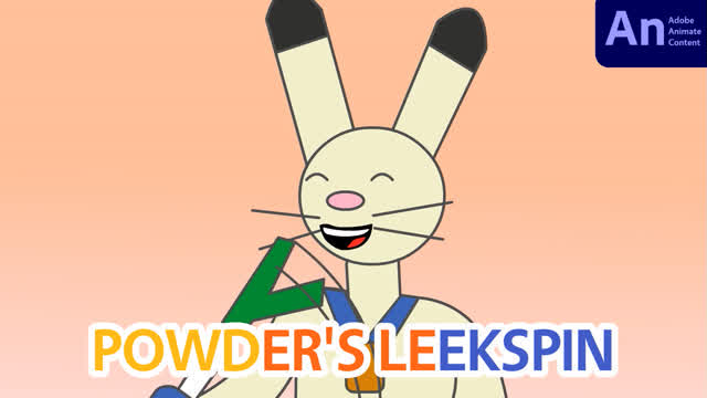 Adobe Animate | Powders Leekspin [FIRST VIDEO TO BE UPLOADED WITH THE FIXED CONVERTER]