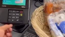 In the USA, an attentive shopper at a 7-Eleven supermarket noticed a skimmer on a bank terminal - a 