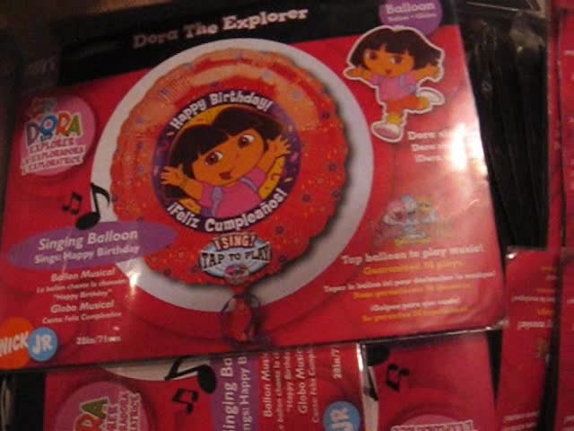 Dora Mylar balloons
