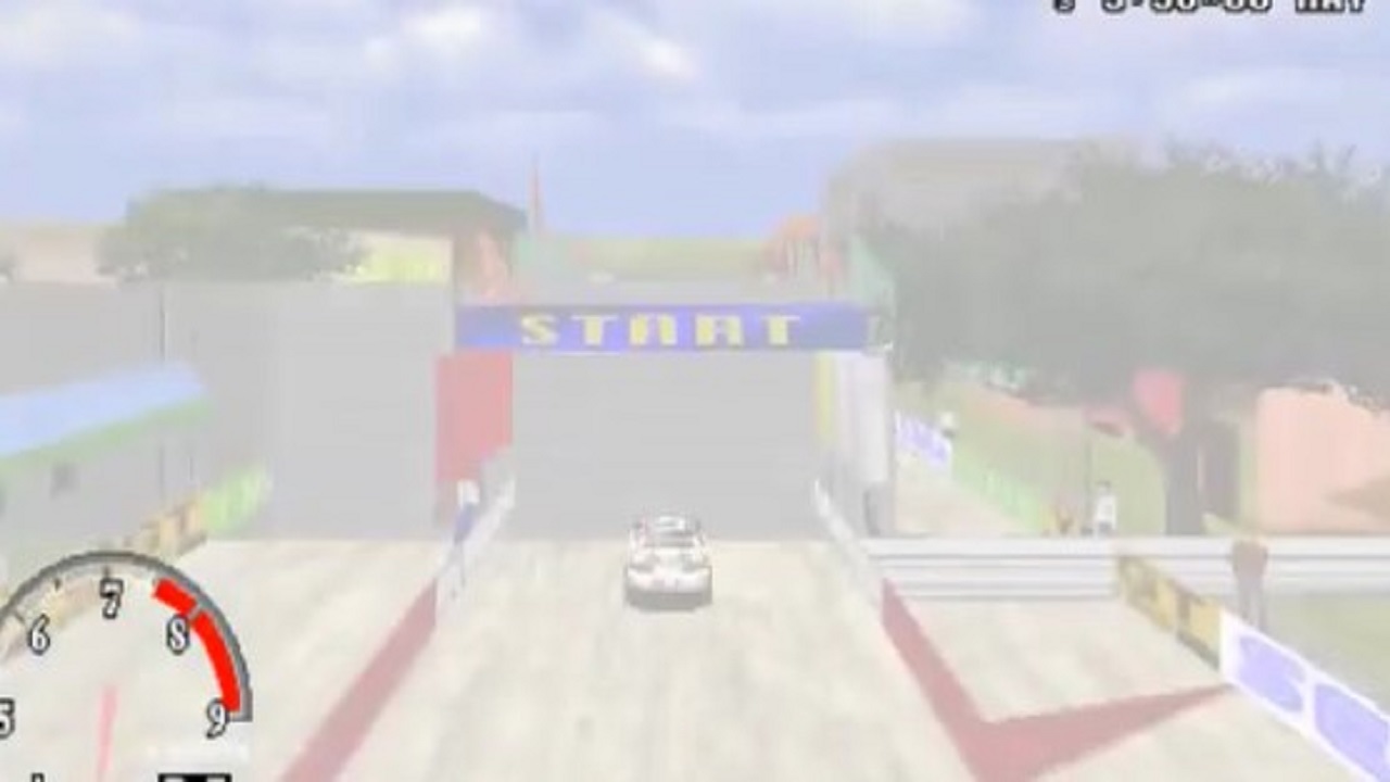 Sega Rally shits itself