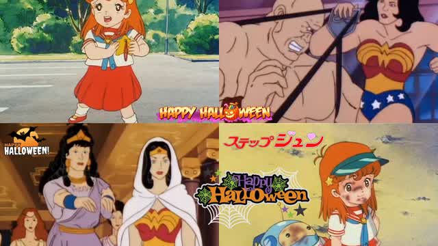 Jun Nonomiya Saves Wonder Woman From The Demon Cyclops (Crossover Parody) [Reupload & Remastered]