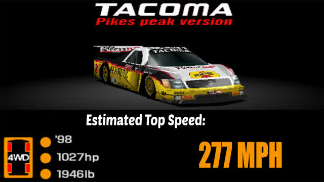 Gran Autismo 2 Toyota Tacoma Pikes Peak Ver