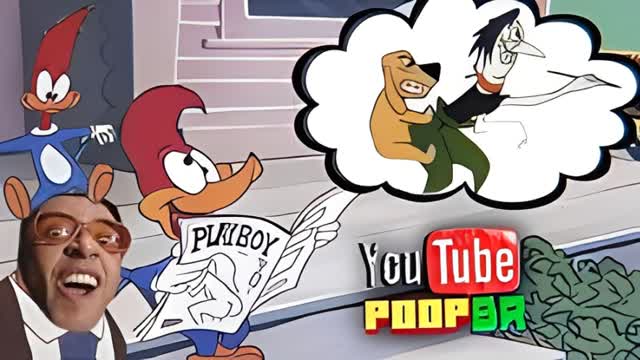 Y t p B R - Pica-pau brumeteiro gosta de fazer coisas estranhas