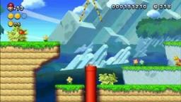 New Super Mario Bros. U - Riding Yoshi - Wii-U Gameplay