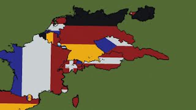 1930 World Map - Western Europe