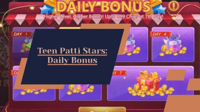 Teen Patti Stars  Daily Bonus