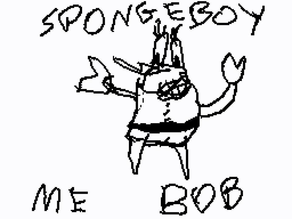 Spongeboy me bob 1(Flipnote Meme)
