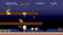 Mario Dies in Third World - Super Mario Bros All Stars