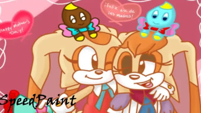 SpeedPaint - Cream the Rabbit & Vanilla the Rabbit