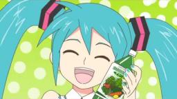 HatsuneMiku jugo de vegetales (sin substitulos)