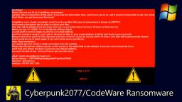 Cyberpunk 2077 / CoderWare Ransomware