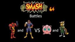 Super Smash Bros 64 Battles #107: Samus and Captain Falcon vs Jigglypuff and Fox
