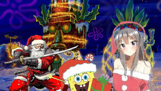 NIGTHCORE AND SPONGEBOB NMIXX Funky Glitter Christmas