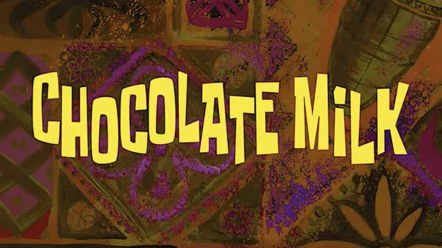 SpongeBob SquarePants - Ad - Chocolate Milk