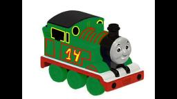 Max the Green Tank Engine In Thomas Merchandise Art