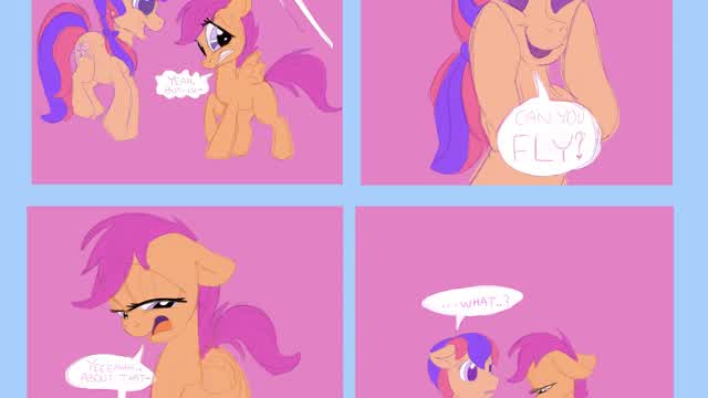 MLP G3 + G4 Scootaloo Speedpaint