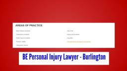 A Disability Lawyer Burlington - BE Personal Injury Lawyer (289) 639-2489