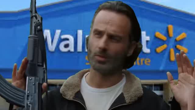 Rick Goes To Wall Mart The Walking Dead