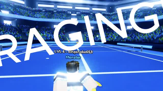 Raging over ROBLOX TENNIS!