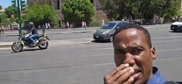 Rome Colosseum- Amazing Word Ministries With Missionaries Handing Out Great Controversy Boo