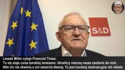 MEP and former Polish Prime Minister Leszek Miller about Zelenskys lies