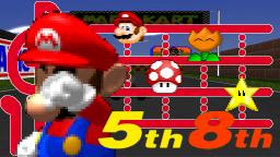 Mario Kart 64 [N64]- 5th~8th Place in Mario Paint Advance