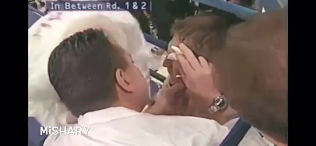 Weak pussy ass White boy scared to fight after getting hit