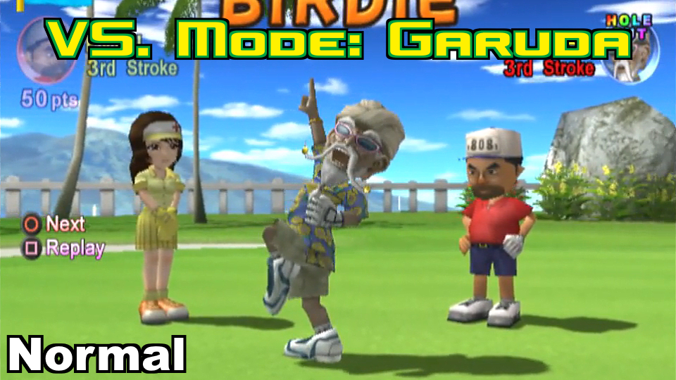 Everybodys Golf (PS2) - VS. Mode Playthrough: Garuda (Normal)