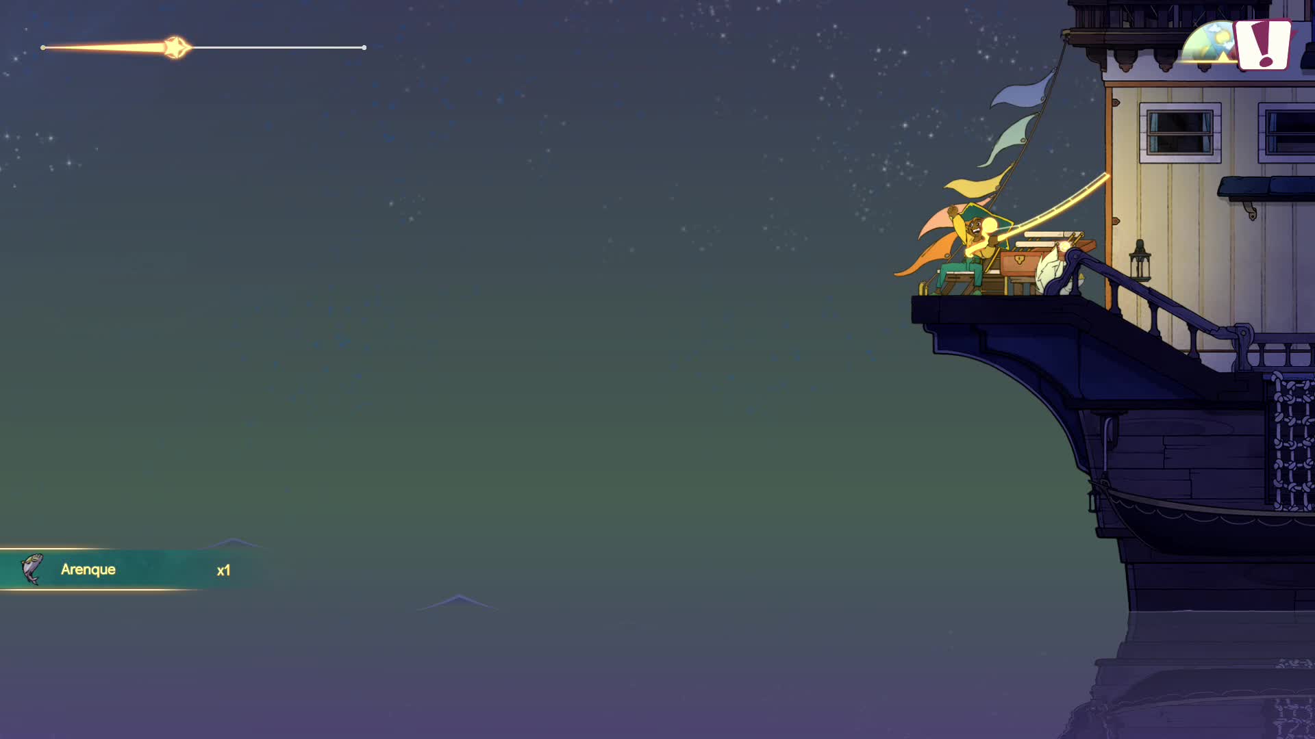 Cielo estrellado para pensar y pescar - Spiritfarer Cielo estrellado para pensar y pescar - Spiritfarer