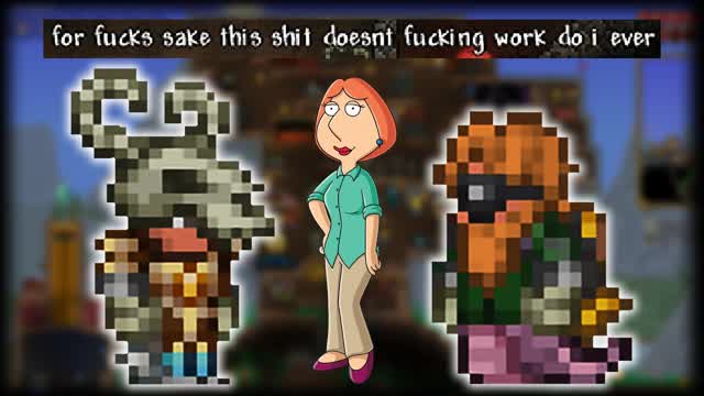 2 mentally unstable gentlemen commit unspeakable acts in terraria